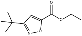 ETHYL 3-(TERT-BUTYL)ISOXAZOLE-5-CARBOXYLATE Struktur