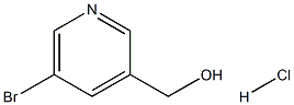 3-Pyridinemethanol, 5-bromo-, hydrochloride Struktur