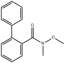 N-methoxy-N-methyl-[1,1-biphenyl]-2-carboxamide Struktur