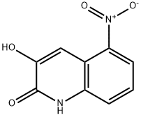 3-HYDROXY-5-NITROQUINOLIN-2(1H)-ONE Struktur