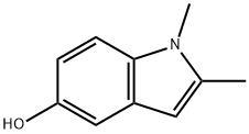 1H-Indol-5-ol, 1,2-dimethyl- Struktur