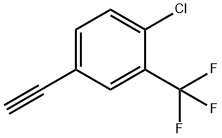 4-Chloro-3-(trifluoromethyl)phenylacetylene Struktur