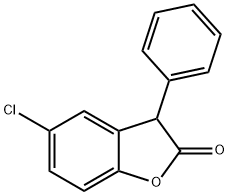 2(3H)-Benzofuranone, 5-chloro-3-phenyl- Struktur