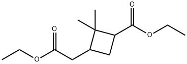 Cyclobutaneacetic acid,3-(ethoxycarbonyl)-2,2-dimethyl-, ethyl ester