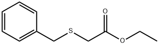 Acetic acid, [(phenylmethyl)thio]-, ethyl ester Struktur