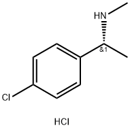 [(1R)-1-(4-CHLOROPHENYL)ETHYL]METHYLAMINE HYDROCHLORIDE Struktur