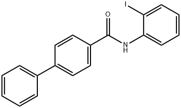 N-(2-iodophenyl)-4-biphenylcarboxamide Struktur