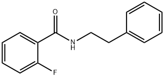 2-fluoro-N-(2-phenylethyl)benzamide Struktur