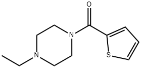 1-ethyl-4-(2-thienylcarbonyl)piperazine Struktur