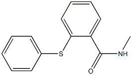 Benzamide,N-methyl-2-(phenylthio)- Struktur