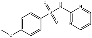 4-methoxy-N-pyrimidin-2-ylbenzenesulfonamide Struktur