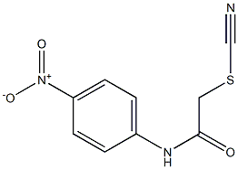 N-(4-Nitro-phenyl)-2-thiocyanato-acetamide Struktur