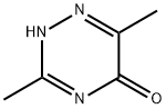 3,6-dimethyl-1,2,4-triazin-5(4H)-one Struktur