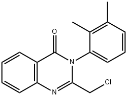 2-Chloromethyl-3-(2,3-dimethyl-phenyl)-3H-quinazolin-4-one Struktur