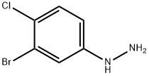 (3-Bromo-4-chloro-phenyl)-hydrazine Struktur