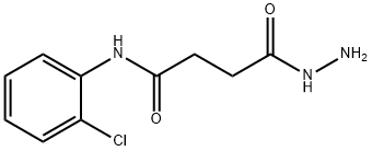 N-(2-chlorophenyl)-4-hydrazino-4-oxobutanamide Struktur