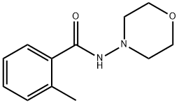 2-methyl-N-morpholin-4-ylbenzamide Struktur