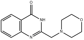 2-(morpholin-4-ylmethyl)-1H-quinazolin-4-one Struktur