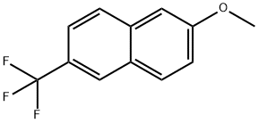 2-METHOXY-6-(TRIFLUOROMETHYL)NAPHTHALENE Struktur