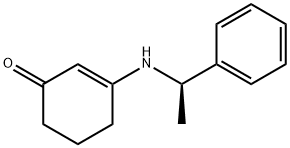 (R)-3-((1-phenylethyl)amino)cyclohex-2-enone Struktur