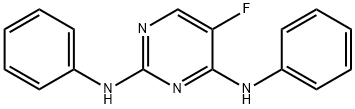 5-fluoro-N,N'-diphenylpyrimidine-2,4-diamine Struktur