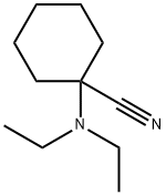 1-Diethylamino-cyclohexanecarbonitrile Struktur