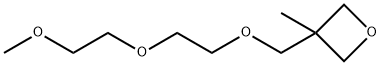 3-{[2-(2-methoxyethoxy)ethoxy]methyl}-3-methyloxetane Struktur