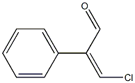 Benzeneacetaldehyde, a-(chloromethylene)- Struktur