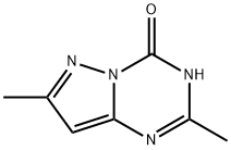 2,7-DIMETHYL-3H,4H-PYRAZOLO[1,5-A][1,3,5]TRIAZIN-4-ONE Struktur