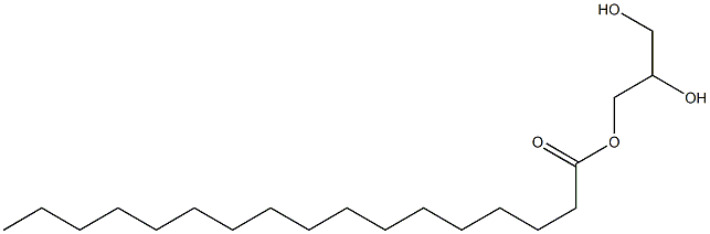 Heptadecanoic acid, 2,3-dihydroxypropyl ester Struktur