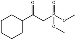 Phosphonic acid, (2-cyclohexyl-2-oxoethyl)-, dimethyl ester Struktur