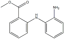 Benzoic acid, 2-[(2-aminophenyl)amino]-, methyl ester Struktur