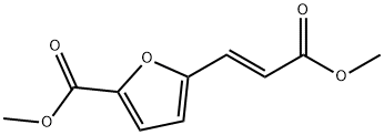 (E)-METHYL 5-(3-METHOXY-3-OXOPROP-1-ENYL)FURAN-2-CARBOXYLATE Struktur