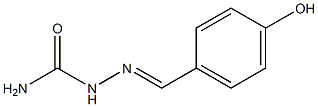 Hydrazinecarboxamide,2-[(4-hydroxyphenyl)methylene]- Struktur