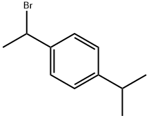 1-(1-Bromo-ethyl)-4-isopropyl-benzene Struktur