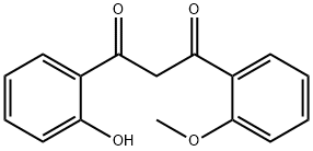 1-(2-Hydroxy-phenyl)-3-(2-methoxy-phenyl)-propane-1,3-dione Struktur