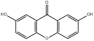 2,7-Dihydroxy-xanthen-9-one Struktur