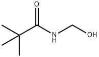 N-(HYDROXYMETHYL)-2,2-DIMETHYLPROPANAMIDE Struktur