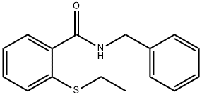 N-benzyl-2-ethylsulfanylbenzamide Struktur