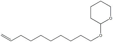 2H-Pyran, 2-(9-decenyloxy)tetrahydro- Struktur