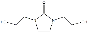 2-Imidazolidinone, 1,3-bis(2-hydroxyethyl)- Struktur