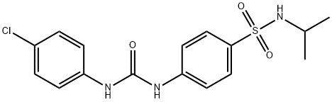 4-({[(4-chlorophenyl)amino]carbonyl}amino)-N-isopropylbenzenesulfonamide Struktur