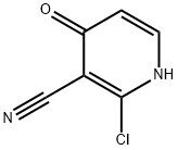 2-Chloro-4-oxo-1,4-dihydro-pyridine-3-carbonitrile Struktur