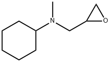 N-methyl-N-[(oxiran-2-yl)methyl]cyclohexanamine Struktur