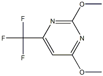 2,4-Dimethoxy-6-(trifluoromethyl)pyrimidine Struktur