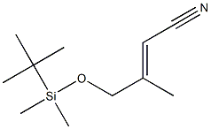 2-Butenenitrile, 4-[[(1,1-dimethylethyl)dimethylsilyl]oxy]-3-methyl-, (E)-