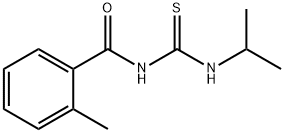 N-[(isopropylamino)carbonothioyl]-2-methylbenzamide Struktur