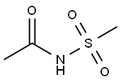 Acetamide, N-(methylsulfonyl)- Struktur