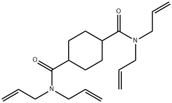 N,N,N',N'-tetraallyl-1,4-cyclohexanedicarboxamide Struktur