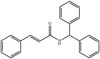 N-(diphenylmethyl)-3-phenylacrylamide Struktur